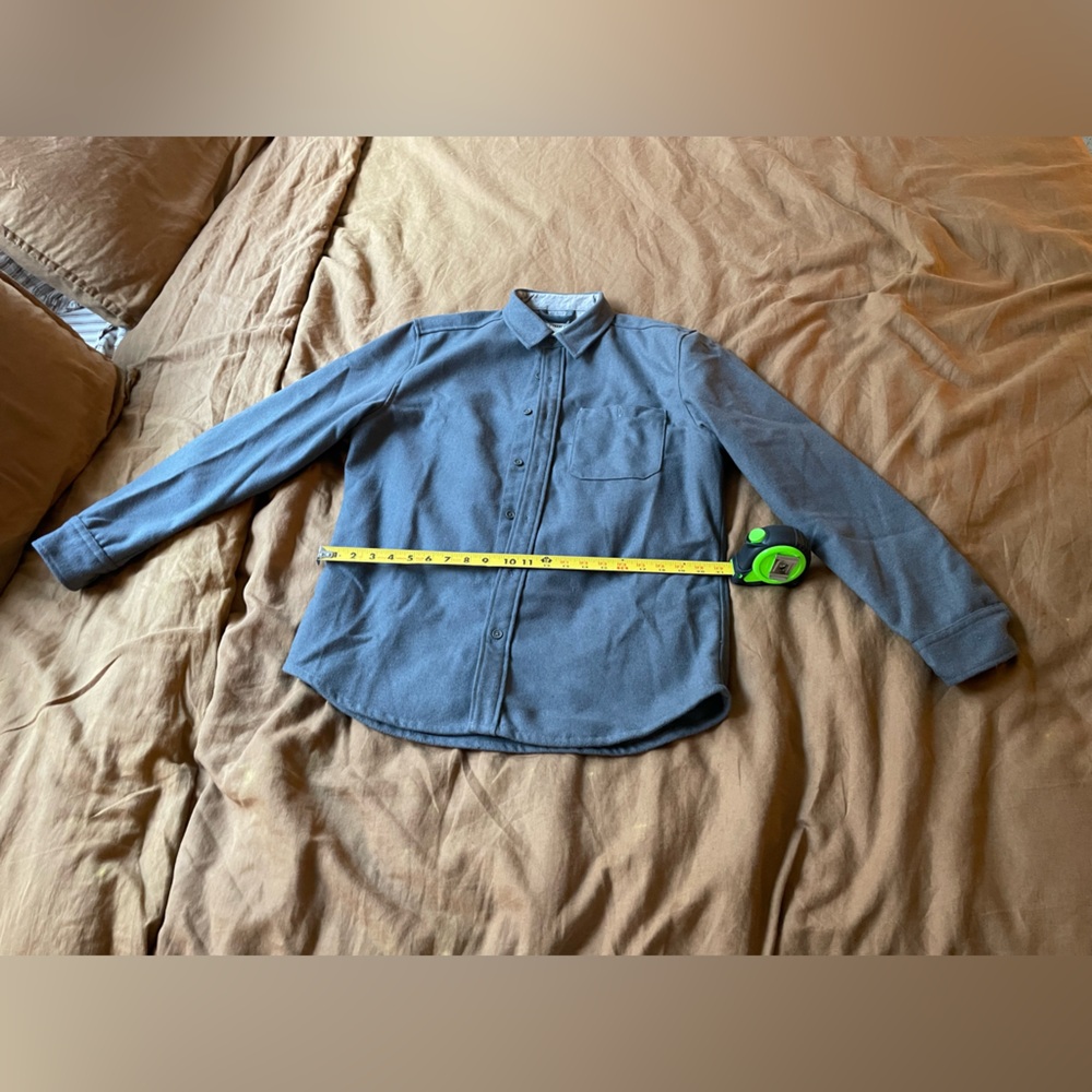 Men's Gray Button-Up Jacket